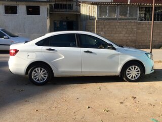 2017 Lada (ВАЗ) Vesta CNG I, белый, 700000 рублей, вид 4