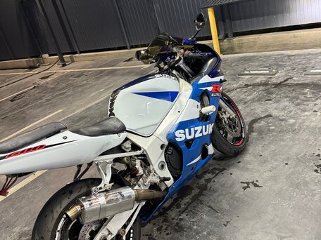 2001 Suzuki GSX-R 600, синий, 430000 рублей, вид 1