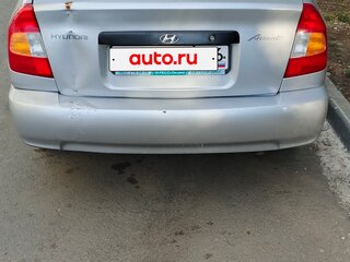 2004 Hyundai Accent ТагАЗ II, серебристый, 340000 рублей, вид 4