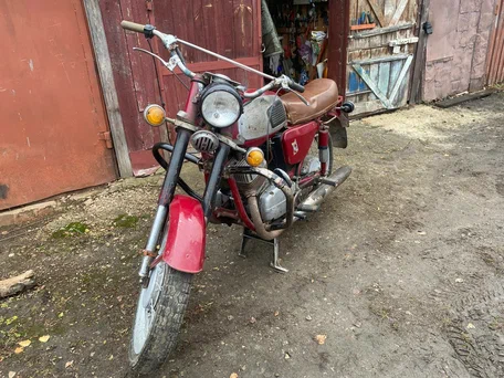 1974 Jawa 350/634, красный, 120000 рублей, вид 1
