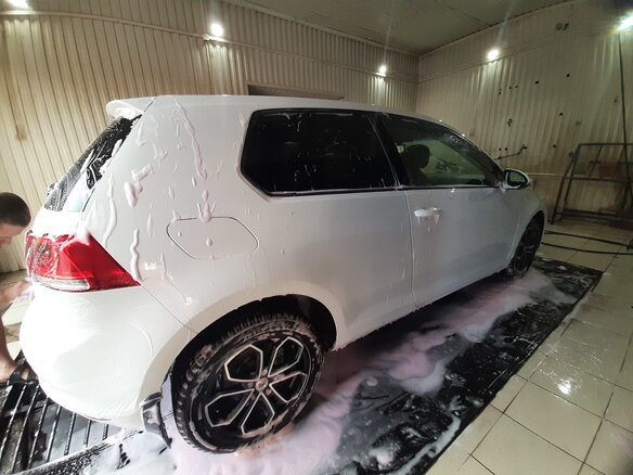 2013 Volkswagen Golf VII, белый - вид 6