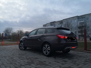 2017 Lada (ВАЗ) Vesta SW Cross I, коричневый, 1350000 рублей, вид 4