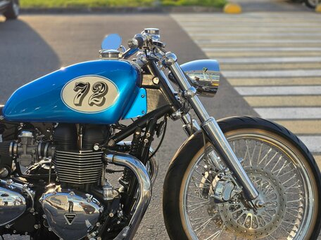 2013 Triumph America, синий, 1150000 рублей, вид 2