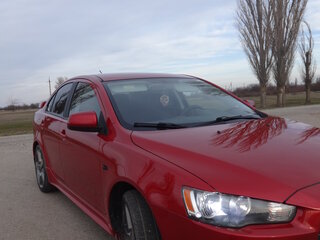 2008 Mitsubishi Lancer X, красный, 1200000 рублей, вид 4