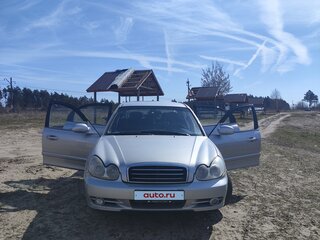 2007 Hyundai Sonata ТагАЗ IV (EF) Рестайлинг, серебристый, 450000 рублей, вид 2