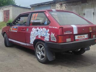 1991 Lada (ВАЗ) 2108, красный, 160000 рублей, вид 4