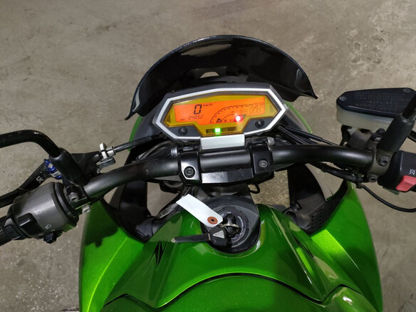 2012 Kawasaki Z 1000, зелёный, 750000 рублей - вид 4