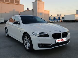 2014 BMW 5 серии 528i xDrive VI (F10/F11/F07) Рестайлинг, белый, 1800000 рублей, вид 3