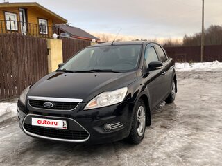 2009 Ford Focus II Рестайлинг, чёрный, 590000 рублей, вид 4