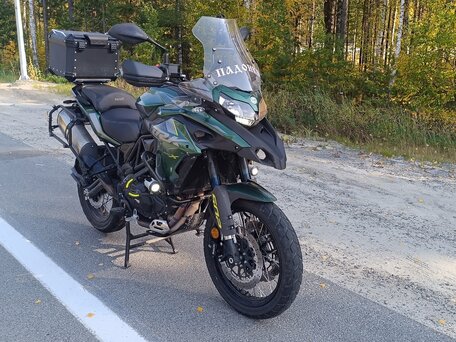 2024 Benelli TRK 502 X, зелёный, 550000 рублей, вид 1