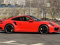 2016 Porsche 911 Turbo S VII (991) Рестайлинг, оранжевый - вид 3
