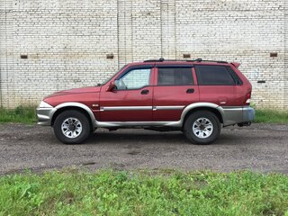 2001 SsangYong Musso I Рестайлинг, красный, 450000 рублей, вид 4