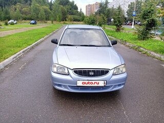 2008 Hyundai Accent ТагАЗ II, серебристый, 450000 рублей, вид 2