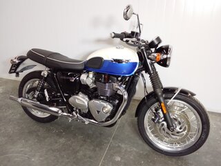 2023 Triumph Bonneville T120, белый, 1277000 рублей, вид 5