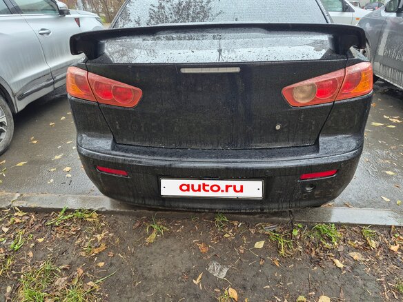 2008 Mitsubishi Lancer X, чёрный, 590000 рублей - вид 3