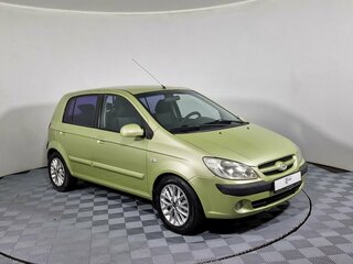 2007 Hyundai Getz I Рестайлинг, зелёный, 375000 рублей, вид 2