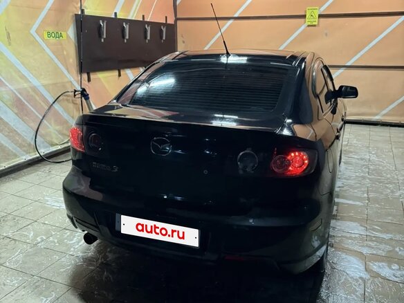 2008 Mazda 3 I (BK) Рестайлинг, чёрный - вид 9