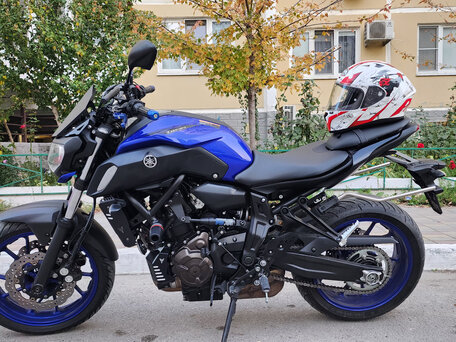 2020 Yamaha MT-07 (FZ-07), синий, 780000 рублей, вид 1