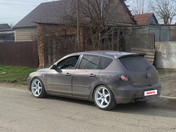 2008 Mazda 3 I (BK) Рестайлинг, серый, 740000 рублей - вид 12