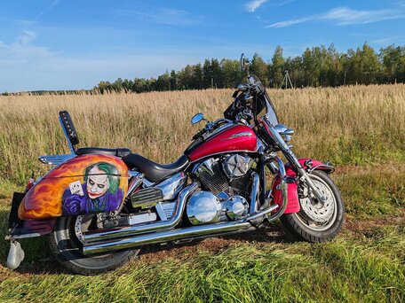 2005 Honda VTX 1300, красный, 700000 рублей, вид 5