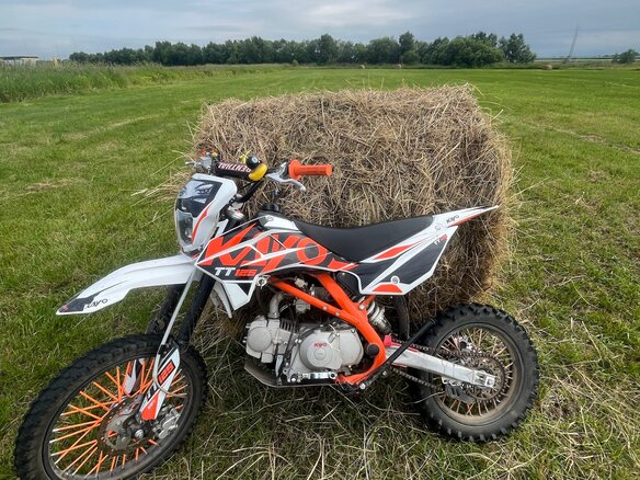2024 Kayo Basic TT125EM, оранжевый, 95000 рублей - вид 8