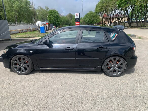 2006 Mazda 3 I (BK) Рестайлинг, чёрный, 605000 рублей - вид 2