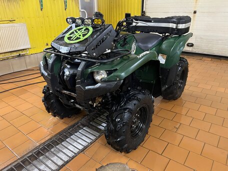 2009 Yamaha Grizzly 550, зелёный, 600000 рублей, вид 3