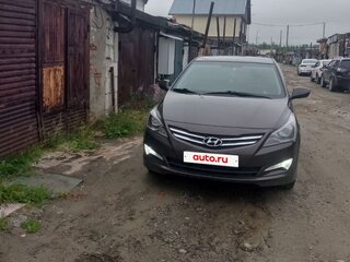 2016 Hyundai Solaris I Рестайлинг, коричневый, 790000 рублей, вид 1