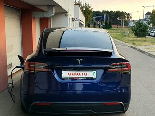 2022 Tesla Model X Long Range I Рестайлинг, синий, 4100000 рублей, вид 3