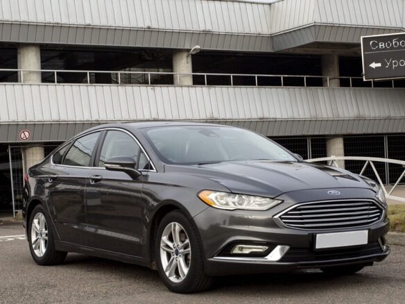 2018 Ford Fusion (North America) II Рестайлинг, серый, 1200000 рублей - вид 3