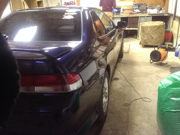 1998 Honda Prelude V, синий - вид 1