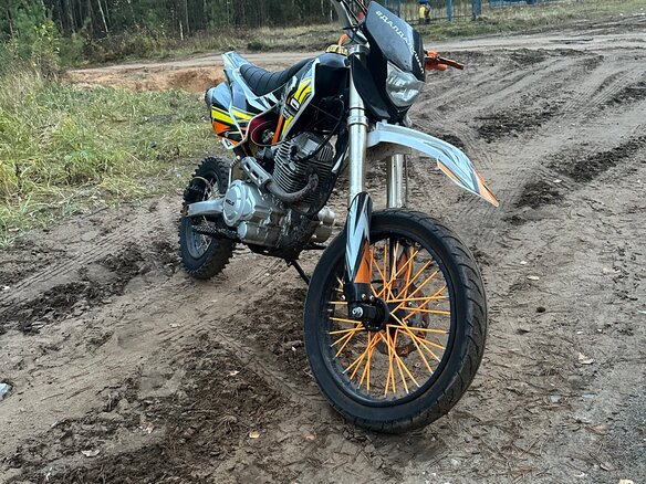 2021 Wels CRF 250, оранжевый, 80000 рублей