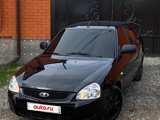 2018 Lada (ВАЗ) Priora I Рестайлинг, чёрный, 610000 рублей, вид 5