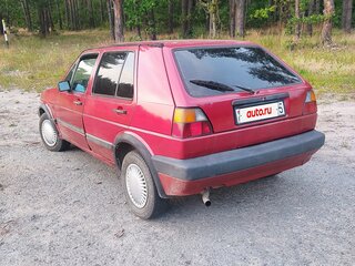 1991 Volkswagen Golf KAT II, красный, 110000 рублей, вид 3