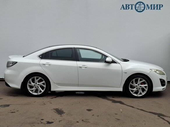 2011 Mazda 6 II (GH) Рестайлинг, белый - вид 3