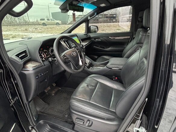 2021 Toyota Alphard III Рестайлинг, чёрный, 4600000 рублей - вид 12