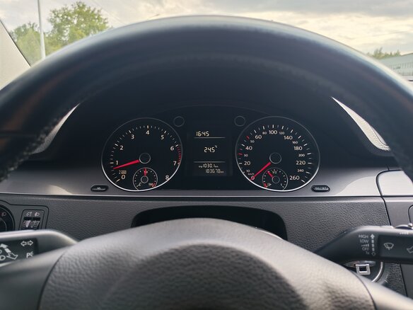 2009 Volkswagen Passat B6, чёрный - вид 7