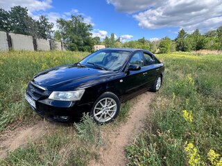 2006 Hyundai Sonata V (NF), чёрный, 550000 рублей, вид 2
