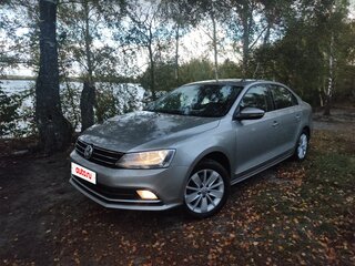 2016 Volkswagen Jetta VI Рестайлинг, бежевый, 1199000 рублей, вид 1