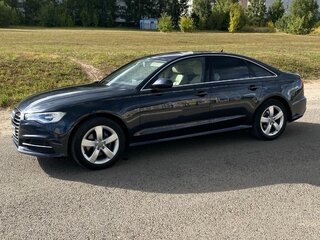 2015 Audi A6 IV (C7) Рестайлинг, синий, 1870000 рублей, вид 5