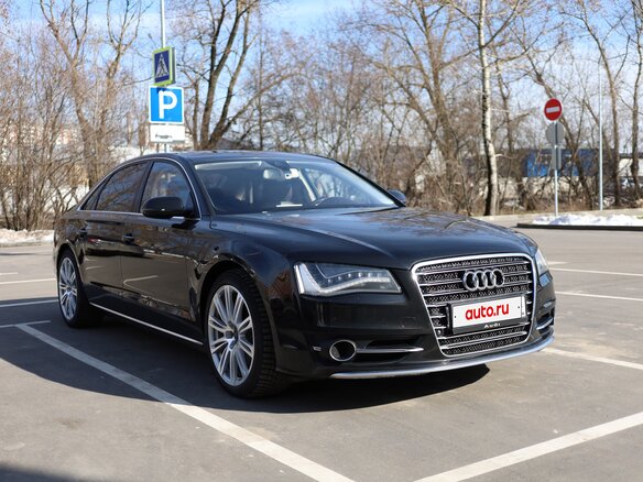2012 Audi A8 III (D4), чёрный, 1840000 рублей - вид 1