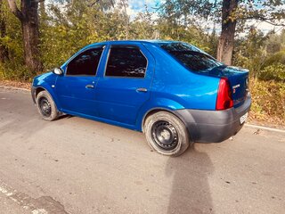 2007 Renault Logan I, синий, 350000 рублей, вид 3
