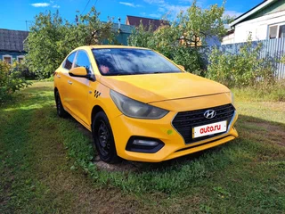2019 Hyundai Solaris II, жёлтый, 600000 рублей, вид 1
