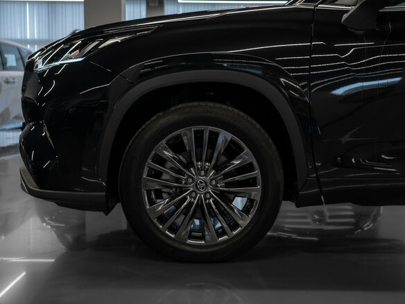 2026 Toyota Highlander IV (XU70), чёрный - вид 25