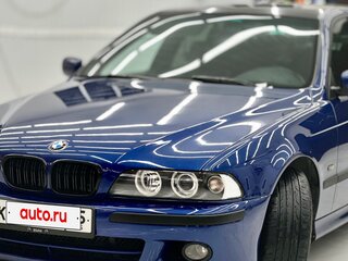 2002 BMW 5 серии 525i IV (E39) Рестайлинг, синий, 1200000 рублей, вид 2
