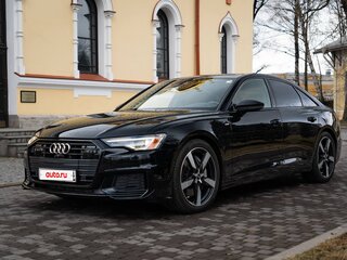 2020 Audi A6 55 TFSI V (C8), чёрный, 4500000 рублей, вид 3