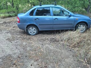 2007 Lada (ВАЗ) Kalina I, голубой, 140000 рублей, вид 3
