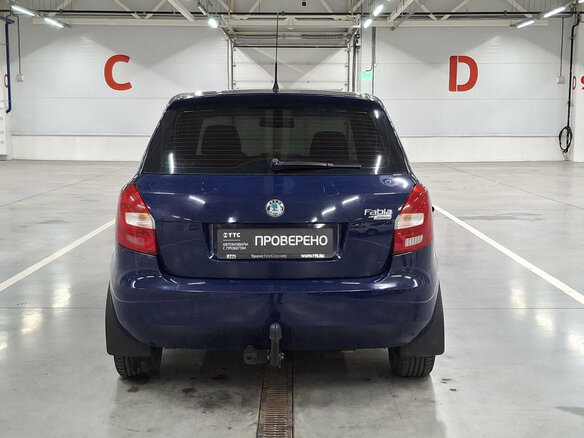 2011 Skoda Fabia II Рестайлинг, синий - вид 5