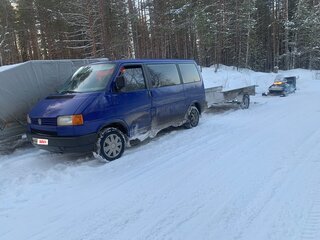 1992 Volkswagen Caravelle T4, синий, 500000 рублей, вид 3