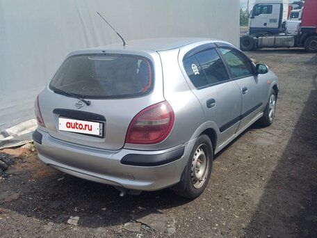 2001 Nissan Almera II (N16), серебристый, 300000 рублей, вид 4